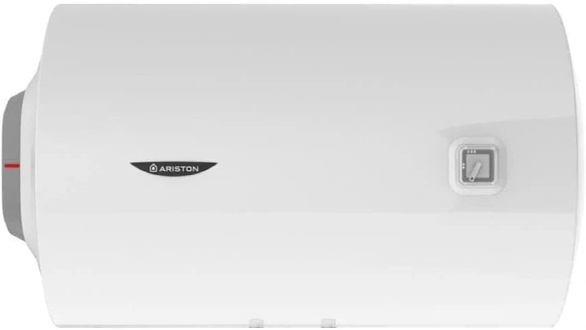 Ariston PRO1 R 80 H elektrische doorstroomboiler voor wandmontage, horizontaal, 3201920, wit/zilver