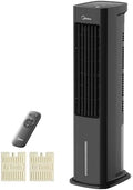 Midea AC100-20ARB (BK) luchtkoeler, 4-in-1, tank van 5 liter, met, zwart