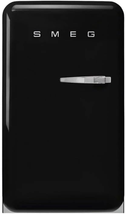 Smeg Koelkast 1P FAB10LBL6, zwart, 0,97 m, links