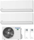 Panasonic CU-2Z41CBE Etherea-lijn, airconditioning met dual-split, 9000 + 9000 BTU, Nanoe™ X-technologie, inverter, geïntegreerde wifi