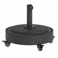 Rollbarer Sonnenschirmständer, 27 kg, für Masten Ø38/48 mm