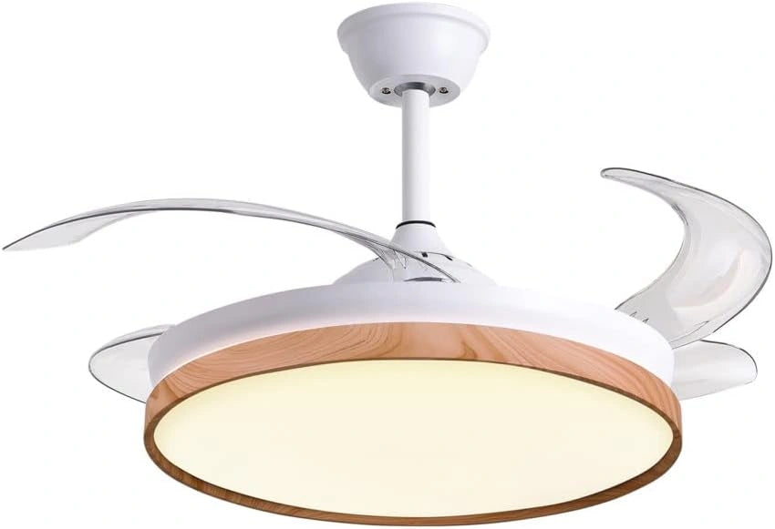 BEL AIR HOME, Plafondventilator COSMOS, DC-motor met 6 snelheden, Uitschuifbare plexiglas vleugels, 36W LED-licht in 3 kleurtemperaturen