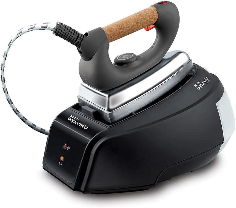 Polti Vaporella Forever 615_Pro Stoomstrijkijzer met boiler, 2150 W, waterreservoir van 0,7 L, onbeperkte werkautonomie, 4 bar, zwart/grijs