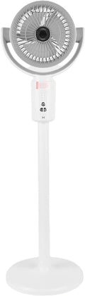 Staande Ventilator Ultrastille Oscillerende Vloerventilator met Afstandsbediening 5 Snelheden 8 Uur Timer 180 Graden Handmatige Verticale Oscillatie