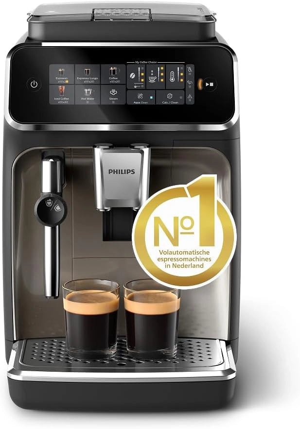 Philips 3300-serie Espressomachine, 5 Warme & Koude dranken, zwart