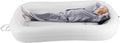 Opblaasbare badkuip voor bedliggen, draagbare badkuip, 220 x 100 x 38 cm, zilver