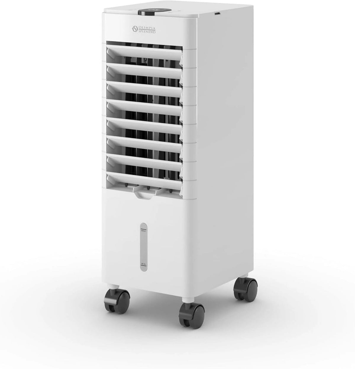 Olimpia Splendid, Peler 4T verdampingskoeler, 4 liter, luchtreiniger, koeling, ventilatie, aanraakscherm, eenvoudig transport, zilver