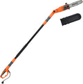 GOPLUS Elektrische hoogsnoeier, 750 W, met schuine kop, tot 286 cm uittrekbaar, 25 cm bladlengte, kettingsnelheid 11 m/s