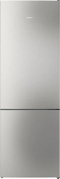 Siemens iQ300, vrijstaande koel-vriescombinatie met vriesgedeelte onder, 203 x 70 cm, roestvrij staal, KG49NVIBG