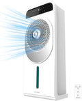 Cecotec Verdampingskoeler EnergySilence 5000 Cool Wave, 28 W, DC-motor, 5 liter Tank, Afstandsbediening, LED-scherm, aanraakscherm, 12 Snelheden