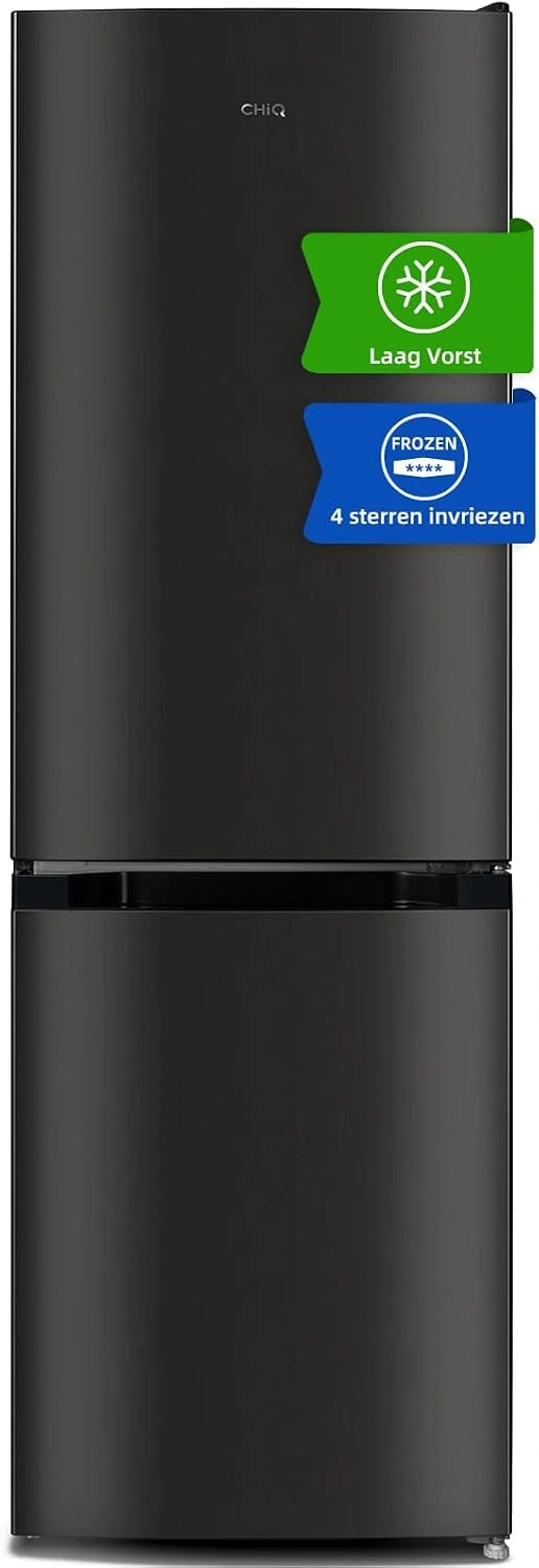 CHiQ 157 liter Koelvriescombinatie Low-Frost Dark Inox (FBM157L42)