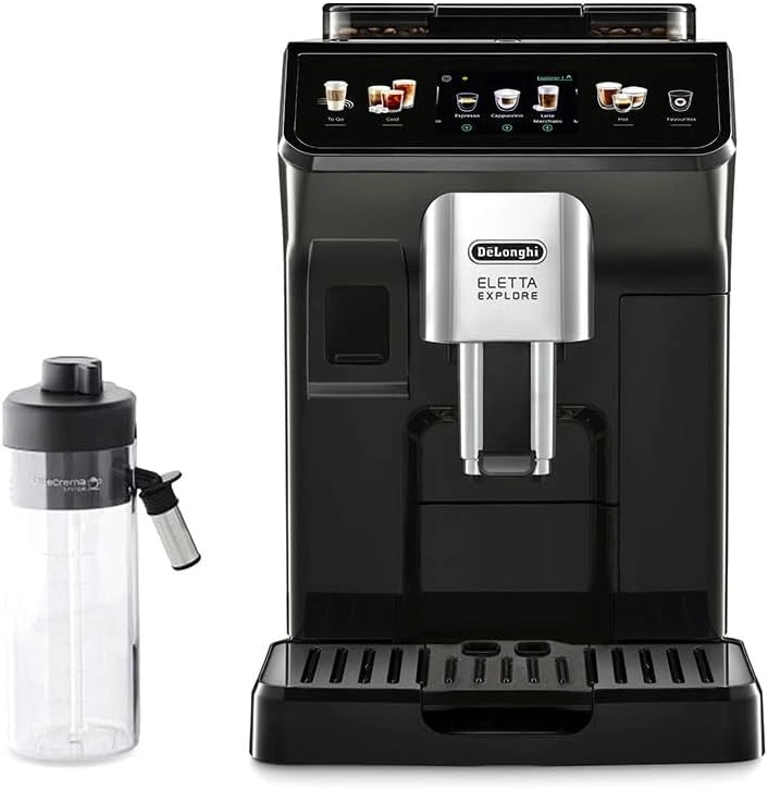 De'Longhi Eletta Explore Entièrement automatique Machine à expresso 1,8 L, wit