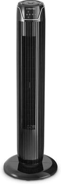 TROTEC Design-torenventilator TVE 36 T met 3 bedrijfsmodi: normale modus, natuurlijke-windmodus en nachtmodus, 45 W vermogen, zwart
