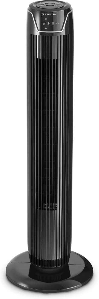 TROTEC Design-torenventilator TVE 36 T met 3 bedrijfsmodi: normale modus, natuurlijke-windmodus en nachtmodus, 45 W vermogen, zwart