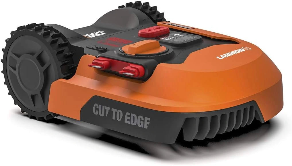 Worx Landroid WR155E 2000 m² grasmaaier/robotmaaier met App-functie en accu, handige accu-grasmaaier voor gras maaien van grote tuinen