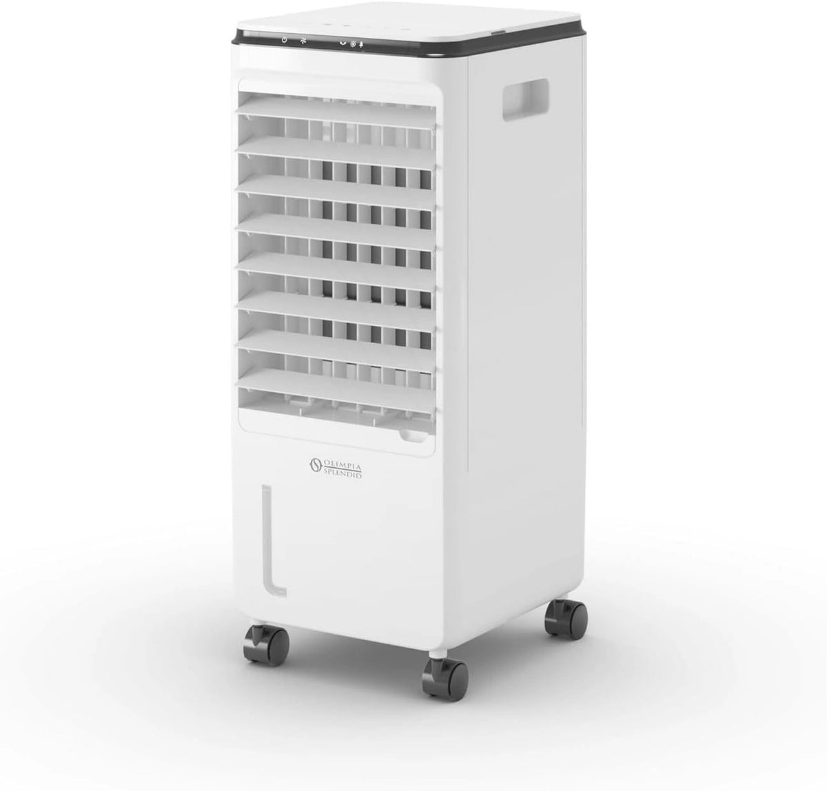 Olimpia Splendid, Peler 7T Verdampingskoeler, 7 liter, luchtreiniger, koeling, ventilatie, aanraakscherm, eenvoudig transport, wit