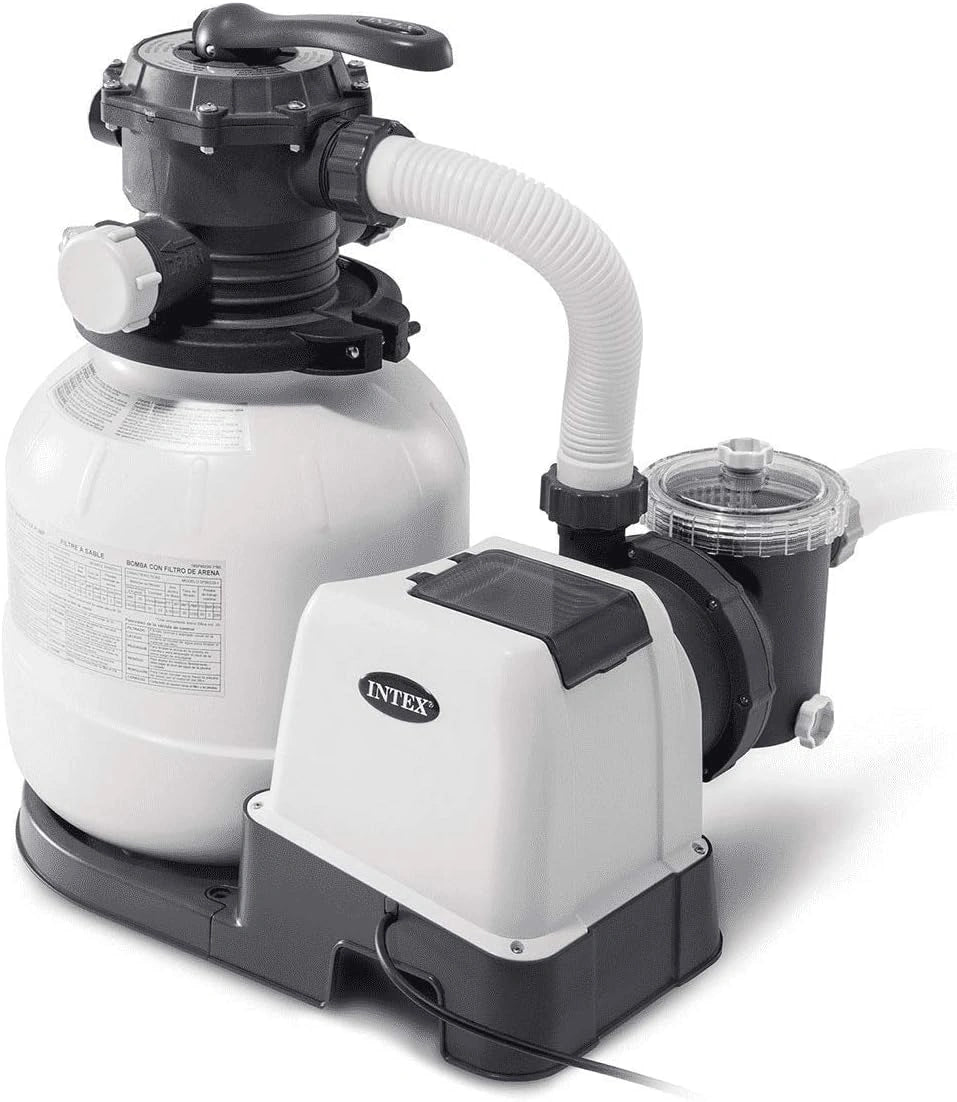 Intex 230V de Pomp van de zandfilter en het Zoutwatersysteem Cg-26680, Veelkleurig, zilver