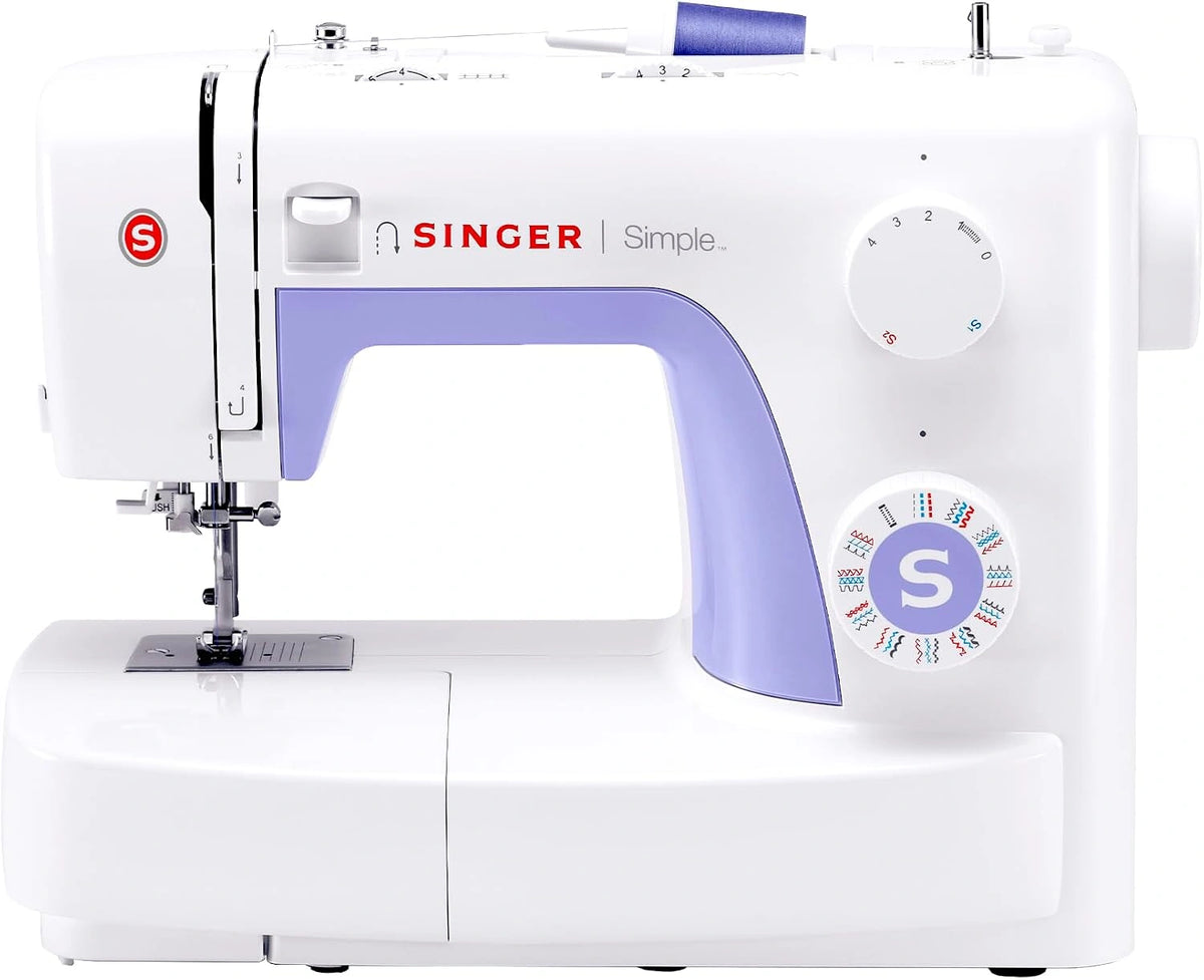 Singer Simple 3232 naaimachine, kunststof, paars, 45 x 22 x 35 cm