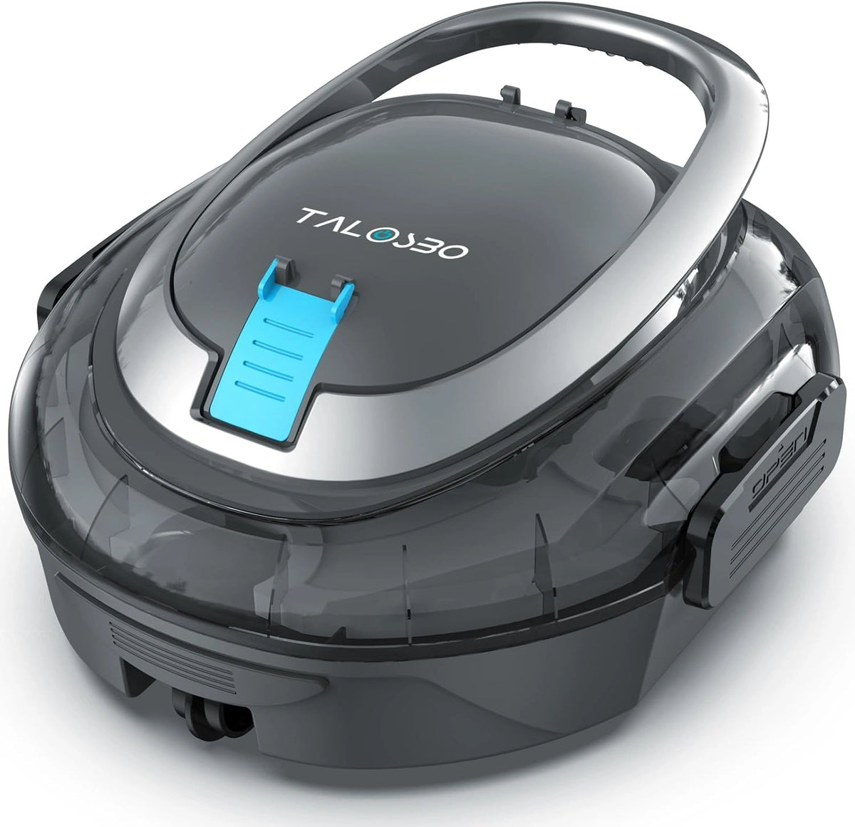 S2 zwembadrobot, zwembadstofzuiger voor 90 minuten looptijd, zwembadreiniger, grijs