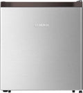 SEVERIN Koelbox met koelvak, tafelkoelkast met tussenplank, energiebesparende mini-koelkast voor kleine huishoudens, 45 liter inhoud, grijze look