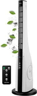 Echos® Torenventilator, energiebesparende staande ventilator, zeer stille zuilventilator met afstandsbediening, 3 modi, oscillerend, 15 uur timer