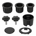 Reduzierringe für Sonnenschirme, 8er Pack, Adapter für Schirmständer, Ersatzteile für Terrassenschirme