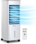 Pro Breeze 5 liter Luchtkoeler met Coolpacks, Mobiele Air Cooler met Afstandsbediening, Oscillatie, Timer, 4 Standen