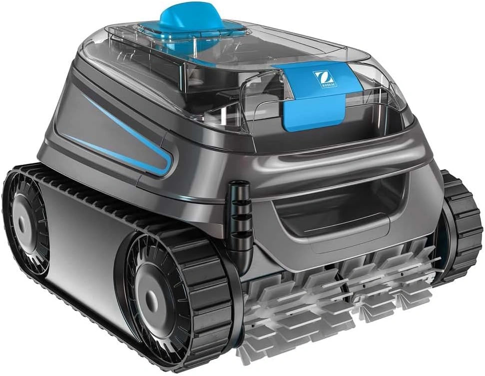 CNX Elektrische zwembadrobot 25 Zodiac voor zwembad, 10 x 5 m, reinigt bodem/wand/waterlijn. Cyclonische afzuiging + beweeglijkheid voor alle