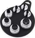 Swpeet 7 Stks Wit 7 SAE Standaard Maten 1/4' 5/16' 3/8' 1/2' 5/8' 3/4' en 7/8' Airconditioning en Brandstofleiding Quick Disconnect Tool Kit voor
