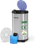 Spin droger 4kg van Umelome, Energiebesparing Spinner 2800 RPM Wasdroger, Energie-efficiëntieklasse: A+++, Gravity Drain droger, Zilverachtig, zilver