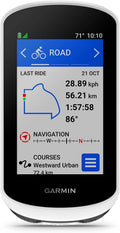 Garmin Edge Explore 2, 3-inch fietscomputer, met intuïtieve GPS, VO2-functies, persoonlijke gegevens, uniseks voor volwassenen, wit