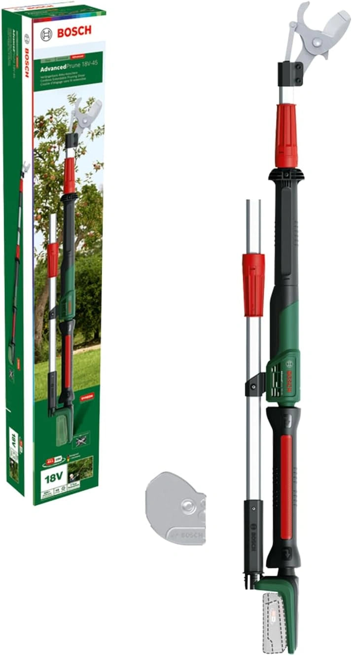 Bosch accusnoeischaar AdvancedPrune 18V-45 (voor moeiteloos snoeien van takken tot max. 45 mm; 18 Volt System; max. 600 knipbewegingen; met