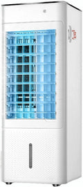 Draagbare mobiele airconditioner, 4-in-1, koelfunctie, verwarming, luchtbevochtiger, ventilatie, luchtkoeler met 3 snelheden, timer 12 uur