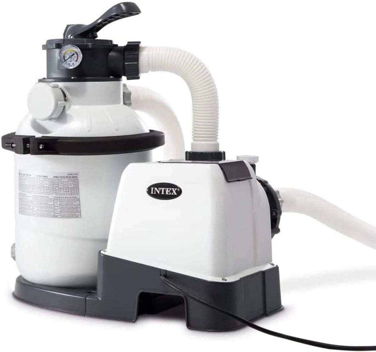 Intex 26644GS Zandfilterpomp SX1500 Met RCD, 220-240 volt, wit