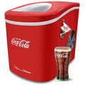 Salco Coca-Cola ijsblokjesmachine SEB-14CC, rood, ijsblokjes in 8-13 minuten, met flesopener COCA-COLA