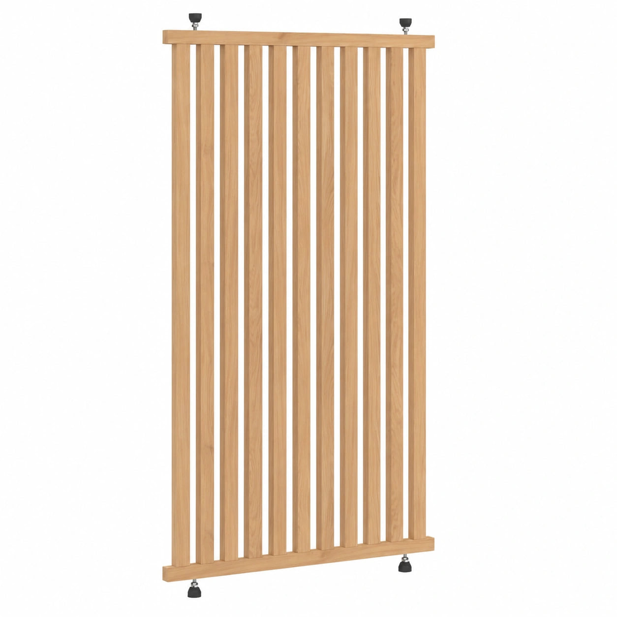 Holz Raumteiler Claustra 250 x 80 cm in Eichenoptik