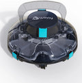 WINNY POOL CLEANER Winny 200 Zwembadrobot, draadloze zwembadzuiger met accu, 75 minuten looptijd, voor opzetzwembaden tot 60 m², dubbele filtratie
