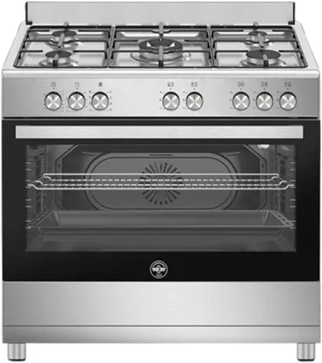 SE965EX24 Gasfornuis met elektrische oven, 90 x 60 cm, roestvrij staal, energieklasse A