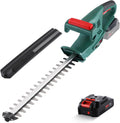 POSENPRO Accuheggenschaar 20 V, Heggenschaar met 45 cm Zwaardlengte, 14 mm Tandafstand, Elektrische Heggentrimmer incl. 2,0 Ah Accu en Oplader