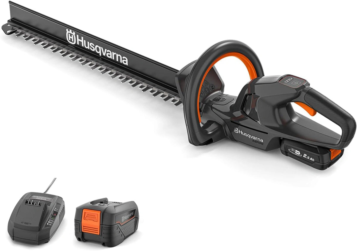 Husqvarna Accu-Heggenschaar Aspire H50-P4A met Accu (18V) en Lader, bruin