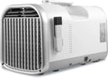 Mobiele airconditioning voor tent, airconditioning 4-in-1 5100 BTU met timer en 12 uur ventilator, stille airconditioning voor (T1-PRO), zilver