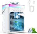 Draagbare airconditioner, 3-in-1 verdampingskoeler met 3 snelheden en 2 nevelmodi, 1000 ml mini-airconditioning
