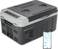 EUHOMY Draagbare koelbox voor compressor 10 l (-20 °C ~ 20 °C), DC 12/24 V AC 230 V draagbare compressor met app-bediening, 15 minuten snelle koeling