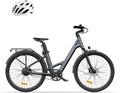 A Dece Oasis ADO E-bike 28 inch E-bike Air 28 elektrische fiets, 345,00 Wh accu, ebike dames en heren, 1 versnelling, momentensensor, riemaandrijving