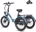 Fafrees F20 Mate E Bike Driewieler voor volwassenen, toelating op de weg [officieel] dames e-bike heren 180 kg, Fat elektrische fiets 48 V