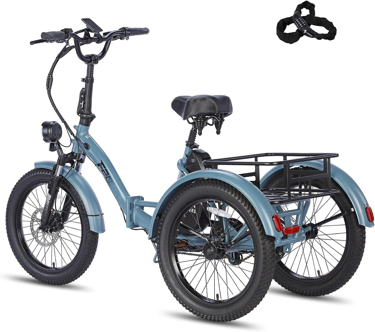 Fafrees F20 Mate E Bike Driewieler voor volwassenen, toelating op de weg [officieel] dames e-bike heren 180 kg, Fat elektrische fiets 48 V