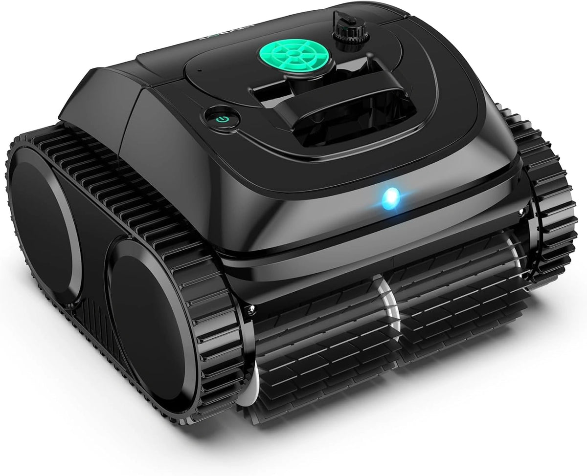 WYBOT C1 Zwembadrobot met accu, 160 min, 160 m², wand en vloer, waterlijn, zwart