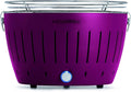 LotusGrill Classic pruimenpaars G340 houtskoolgrill/tafelgrill met USB-aansluiting, zwart