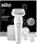 Braun Silk-épil 9 9-061 Epilator voor dames, elektrisch, met flexibele kop voor eenvoudig epileren, nat en droog, lang gladde huid, 9-061
