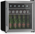 Klarstein Beersafe 47 L Mini Koelkast met Glazen Deur, Drankenkoelkast, Zwart